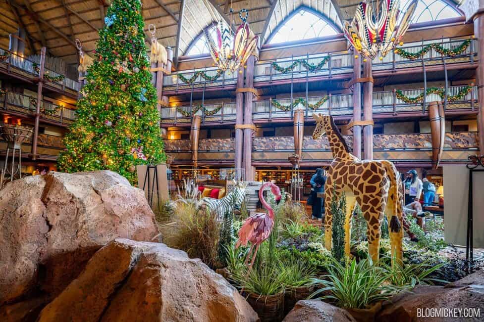 New Flamingo Joins Animal Kingdom Lodge Gingerbread Display for